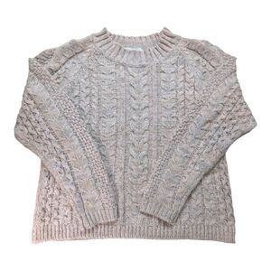 John + Jenn Sweater Oversized Chunky Cable Knit Academia College Small